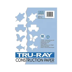 Construction Paper*Pacon Tru-Ray 12" x 18" Construction Paper, White, 50 Sheets (P103058)