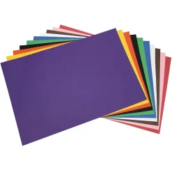 Construction Paper*Tru-Ray 12" x 18" Construction Paper, Assorted Colors, 50 Sheets/Pack (P103063)