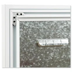 Dry Erase*U Brands Combination Dry-Erase Whiteboard, Aluminum Frame, 2' x 1.5' (3196U00-01)