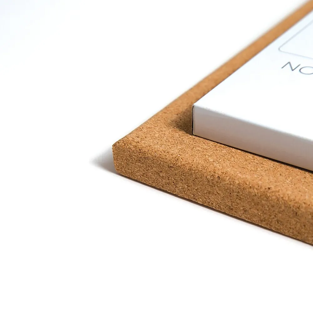 Dry Erase*U Brands Cork & Steel Combo Dry-Erase & Bulletin Board, Frameless, 1.17' x 1.17' (3889U00-01)