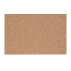 Bulletin*U Brands Cork Bulletin Board, Frameless, 3' x 2' (2875U00-01)