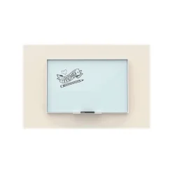 Dry Erase*U Brands Glass Dry-Erase Whiteboard, Aluminum Frame, 3' x 3' (2825U00-01)