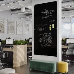 Dry Erase*U Brands Glass Dry-Erase Whiteboard, 8' x 4' (3015U00-01)