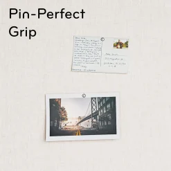 Bulletin*U Brands Linen Bulletin Board, Wood Frame, 6' x 4' (4897U00-01)