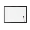 Dry Erase*U Brands Magnetic Dry Erase Whiteboard, Black MDF Frame, 23" x 17" (307U00-01)