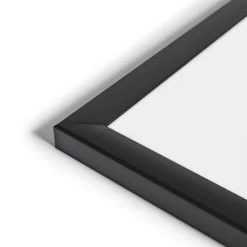 Dry Erase*U Brands Magnetic Dry Erase Whiteboard, Black MDF Frame, 23