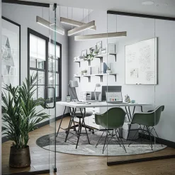 Dry Erase*U Brands Magnetic Porcelain Dry-Erase Whiteboard, Aluminum Frame, 4' x 3' (4900U00-01)