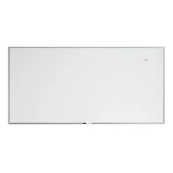 Dry Erase*U Brands Magnetic Porcelain Dry-Erase Whiteboard, Aluminum Frame, 8' x 4' (4902U00-01)