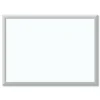 Dry Erase*U Brands Melamine Dry Erase Whiteboard, Silver Aluminum Frame, 23" x 17" (00030AANNN)