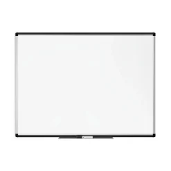 Dry Erase*U Brands PINIT Steel Dry-Erase Whiteboard, Aluminum Frame, 4' x 3' (2807U00-01)