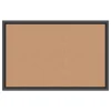 Bulletin*U Brands Self-Healing Cork Bulletin Board, 35" x 23", Black Finish (00301AANNN)