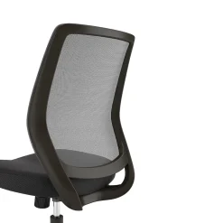 Office Chairs*Union & Scale ™ Essentials™ Armless Ergonomic Fabric Swivel Task Chair, Black (UN59378)