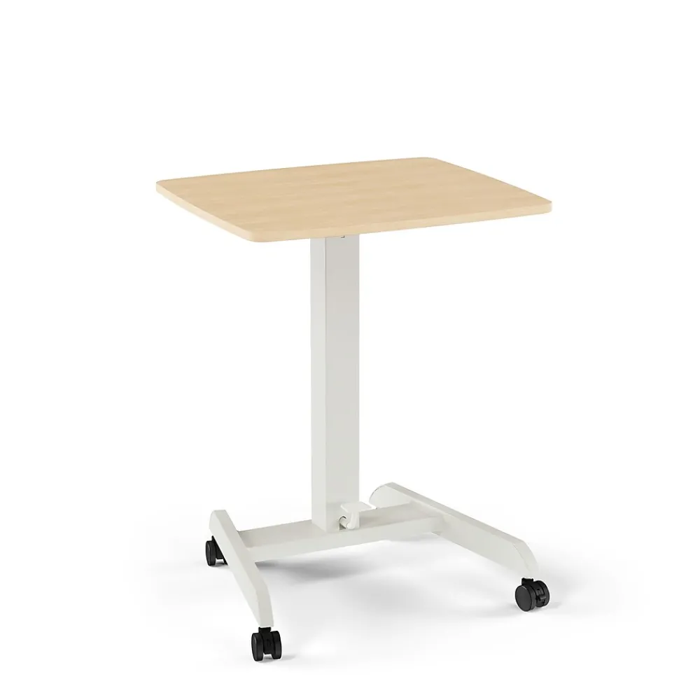 Standing Desks*Union & Scale ™ Essentials 24"W Rectangular Adjustable Standing Desk, Natural (FWS07-2)