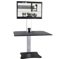 Standing Desks*Victor Technology 28" W High Rise™ Electric Single Monitor Standing Desk, Laminate Wood (DC400)