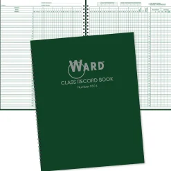 Grade Books*Ward Undated Record Book, 8.5" x 11", 50/Pack (WRD-910L-CP)