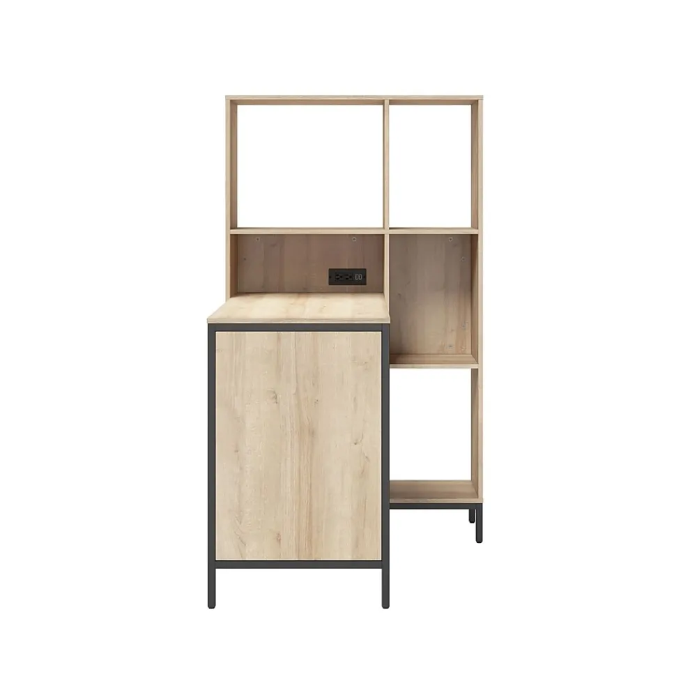 Corner Desks*Whalen Turing 48"W Workstation Desk, Desert Ash (SPLS-TU48CD)