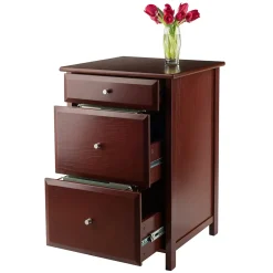 File Cabinets*Winsome Delta File Cabinet, Walnut (94321)
