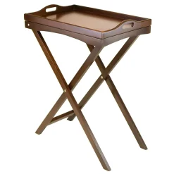 Folding Tables*Winsome Folding Butler Tray Table, Antique Walnut (94422)