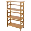Bookcases*Winsome Solid/Composite Wood 3-Tier Studio Bookshelf, Honey (99342)