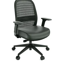 Office Chairs*Workplace 2.0 Workplace2.0 Health™ Bedford Polyurethane/Nylon Task Chair, Black (WP62574)