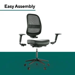 Office Chairs*Workplace 2.0 Workplace2.0 Health™ Bedford Polyurethane/Nylon Task Chair, Black (WP62574)