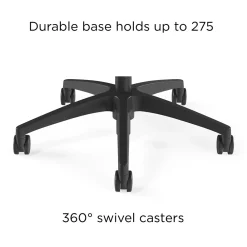 Office Chairs*Workplace 2.0 Workplace2.0 Lawton Ergonomic Mesh Swivel Task Chair, Black (UN62655)
