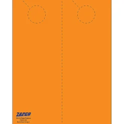 Business Cards*Zapco ® 4 1/4" x 11" 65 lbs. Digital Timberline Cover Door Hanger, Hunter's Orange, 250/Pack (204-250ECOH42B)