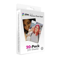 Photo Paper*Zink 2" x 3" Premium Glossy Instant Photo Paper 20 Pack Compatible with Polaroid Snap, Snap Touch & More